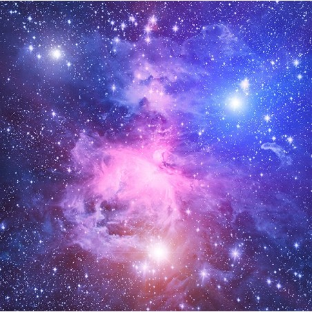 Décoration plafond paysage univers - Ciel bleu violet avec les étoiles