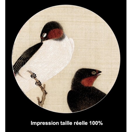 Tapisserie Murale Chinoise Brodée – Phénix, Fait Main, Asiatique