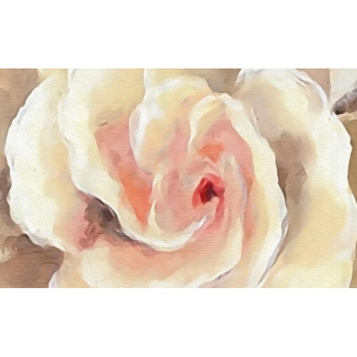 Papier peint vintage tapisserie florale - Les camélias et les tulipes