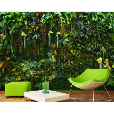 Mur végétal - Les plantes grimpantes de la jungle
