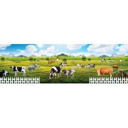 Décoration murale grand panoramique - A la ferme