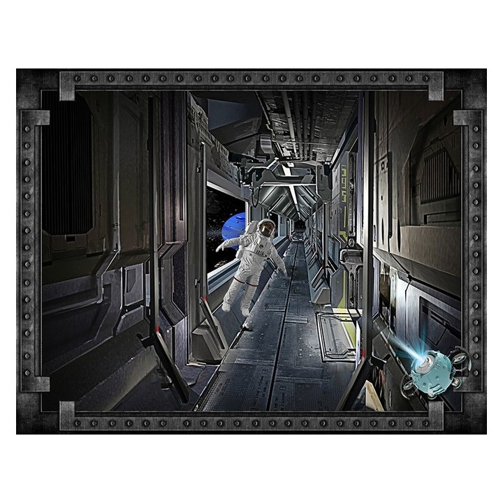 Décor plafond parc thème "Univer" - La station spatiale