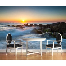 Lever de soleil sur la mer