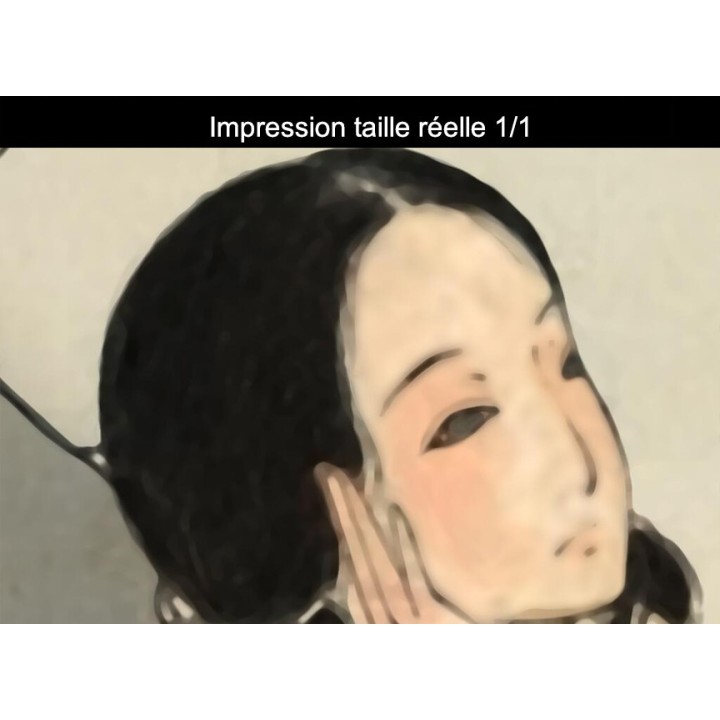 Papier peint japonais format portrait (vertical) - La conteuse