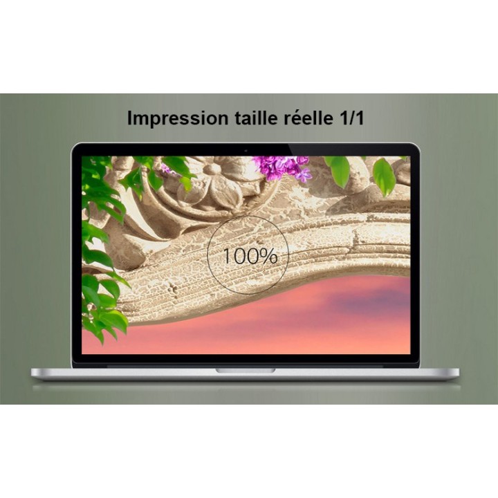 Paysage romantique trompe l'oeil 3D format portrait (vertical) - L'escalier descendant vers la montagne