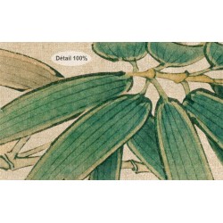 Peinture chinoise ancienne tapisserie asiatique zen - Les bambous