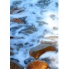 Revêtement de sol paysage - Les pierres dans la rivière