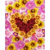 Revêtement de sol romantique - Les fleurs aux couleurs chatoyantes