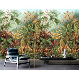 Décor végétal issu d'un tableau d'artiste - Sous bois au printemps