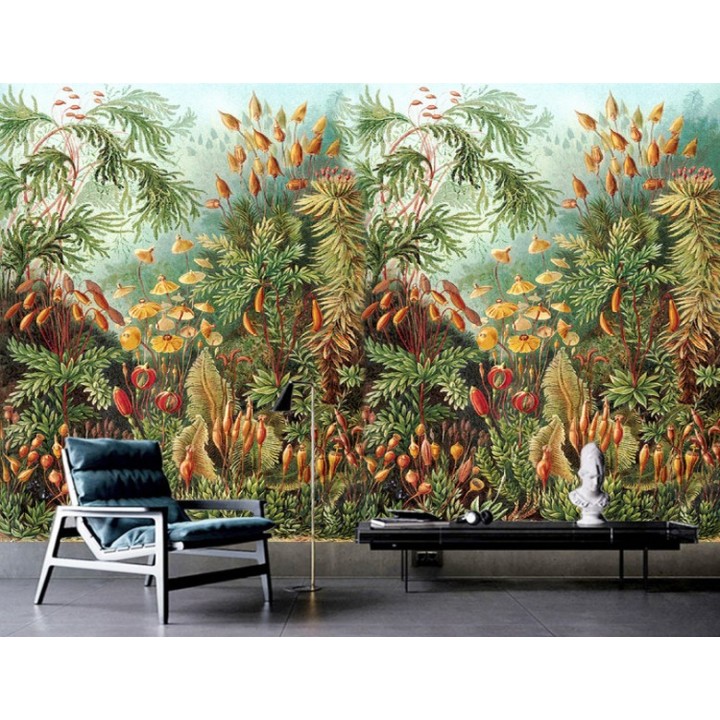 Décor végétal issu d'un tableau d'artiste - Sous bois au printemps