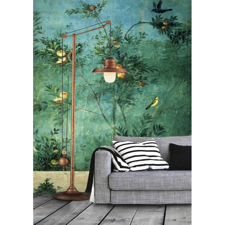 Papier peint d'artiste tapisserie vintage format portrait (vertical) - L'arbre fruitier