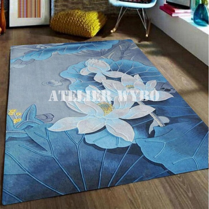 Tapis artisanal pure laine fait main