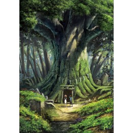papier peint fanaisie enfant personnalisable Arbre géant