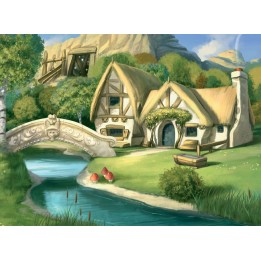 Papier peint personnalisé tapisserie numérique paysage enfant