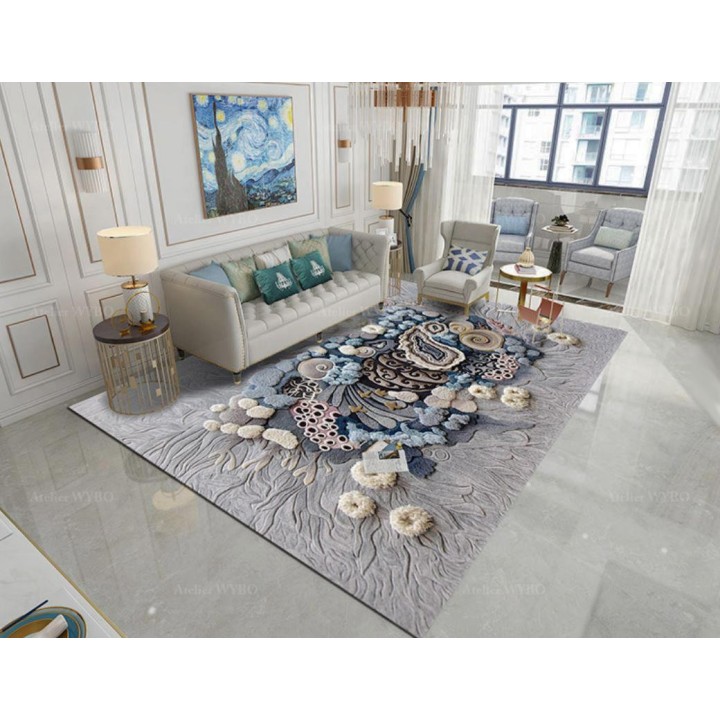 Tapis 3D paysage fond marin les coraux