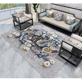 Tapis 3D paysage fond marin les coraux
