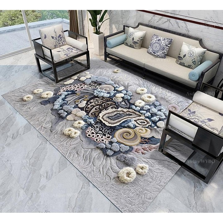 Tapis 3D paysage fond marin les coraux