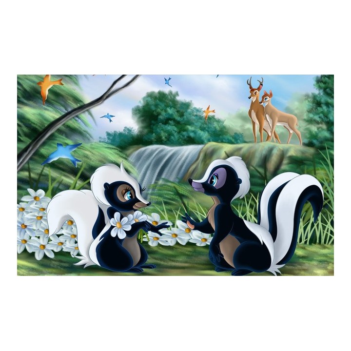Papier peint 3D personnalisé chambre enfant les animaux de la forêt