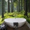 Salle de bains paysage nature - Forêt ensoleillée