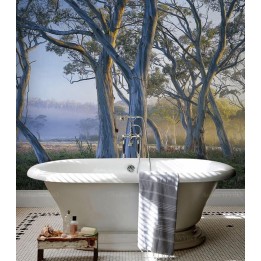 Lambris PVC décoratif grande largeur - Arbres dans la savane