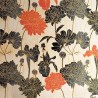 Papier peint floral style campagne effet sépia - Pivoine, dahlia, cosmos et iris