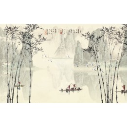 chinese wallpaper bamboo papier peint chinois personnalisable tapisserie numérique bambou