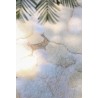 Tapis blanc lavable velours en relief paysage nature - La neige