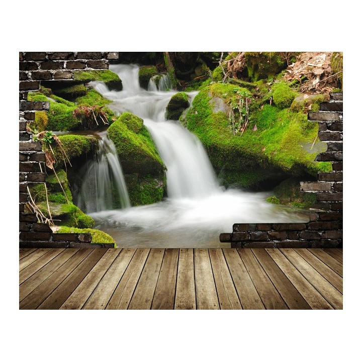ppier peint 3D personnalisé paysage dans la nature