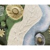 Tapis 3D paysage féerique - Champignons et mousse au bord de la rivière