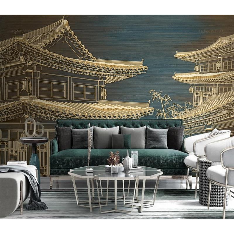 Atelier WYBO Chinese Wallpaper by Traditional Artist Giant Poster