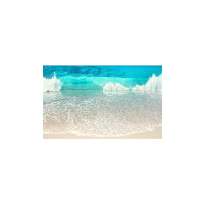 revêtement de sol personnalisé les vagues de l'océan