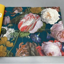 Echantillon Papier Peint Intissé Tapisserie en Soie Panneau PVC Rideau Japonais