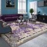 Tapis symétrique mauve et violet ambiance provençale