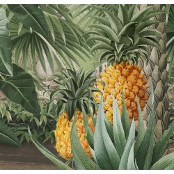 Panneau mural géant PVC personnalisé forêt amazonienne et perroquet