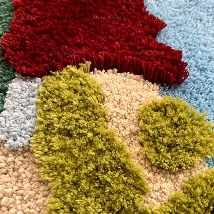 Tapis design original effet 3D, il apporte un style particulier à votre salle de bain.