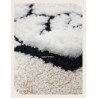 Tapis artistique tufté épais, velours doux, confortable sous les pieds.