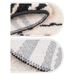 Tapis design moderne, lavable à la machine.