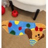 Tapis ludique conception originale issue d'un dessin enfant.