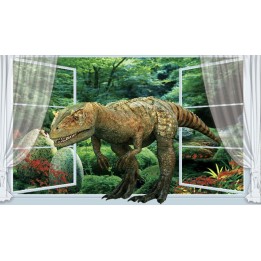décoration murale tapisserie numérique papier peint 3D poste géant mural dinosaure