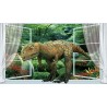 Papier peint tapisserie effet 3D spécial dinosaure - L'explorateur