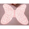 Tapis féerique chambre fille - Papillon rose s'envole
