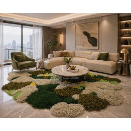 Tapis de salon exceptionnel, une pièce maîtresse pour un intérieur unique.