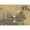 Tapis-Fresque Panoramique sur mesure – Grues du Japon & Monts Brumeux