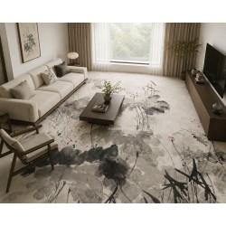 Tapis Fresque XXL Lotus...
