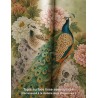 Tapis Long Pour Couloir - Couple de Paons et Pivoines sur le Rocher