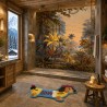 Fresque Salle de Bain - Jungle en Couleur Série 4 - La Saison Sèche