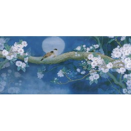 Paravent Asiatique Zen Panneau Japonais Cerisier Oiseau