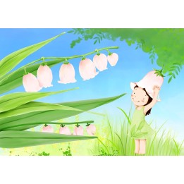 wallpaper for litter girl - my pink flowers