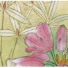 Papier peint asiatique format portrait - Le faisan et les fleurs