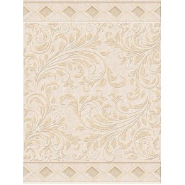Revêtement de sol motif classique effet bas relief sur marbre